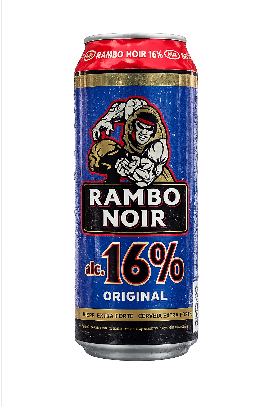 Rambo Noir 16% beer can