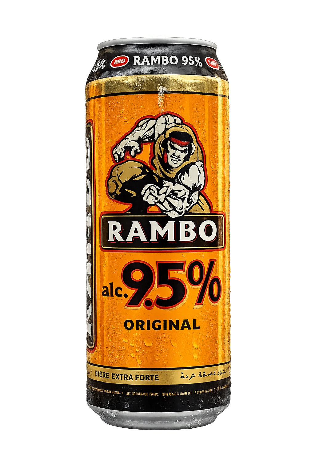 Rambo Original 9.5% beer can